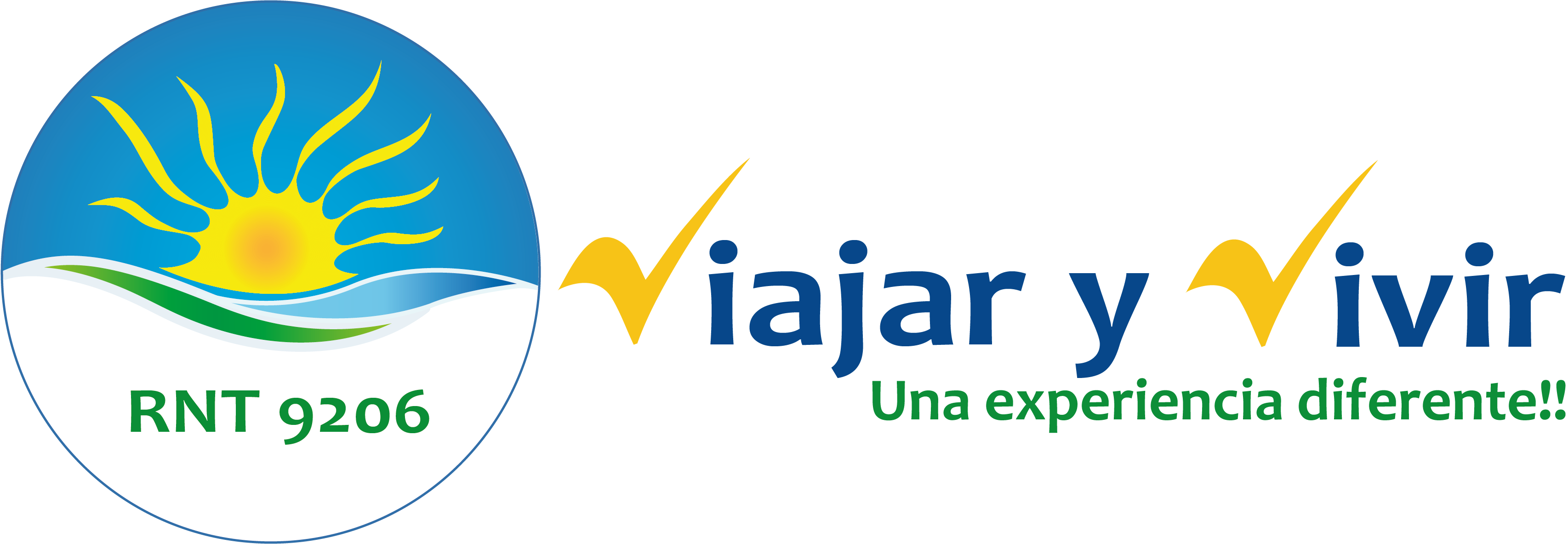 Logo viajar y vivir